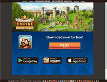 Tablet Screenshot of giochi-empire.com